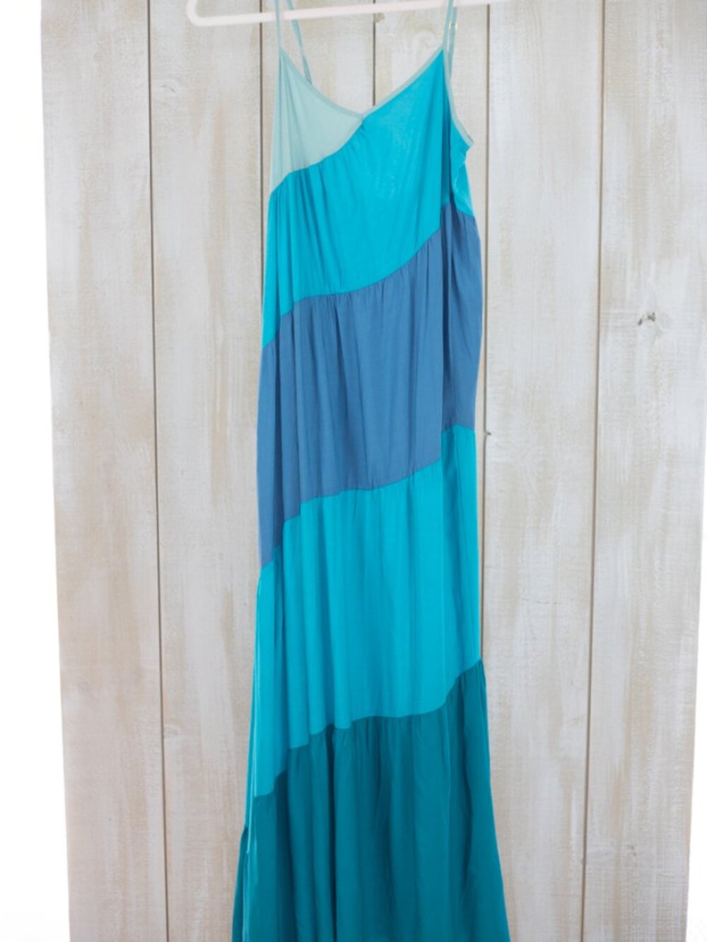 L*Space Leona Tiered Maxi Dress | Sz Small NWT Blue